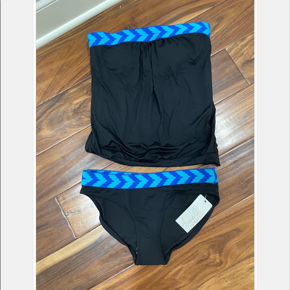 Anne Cole 2 piece tankini swimsuit set